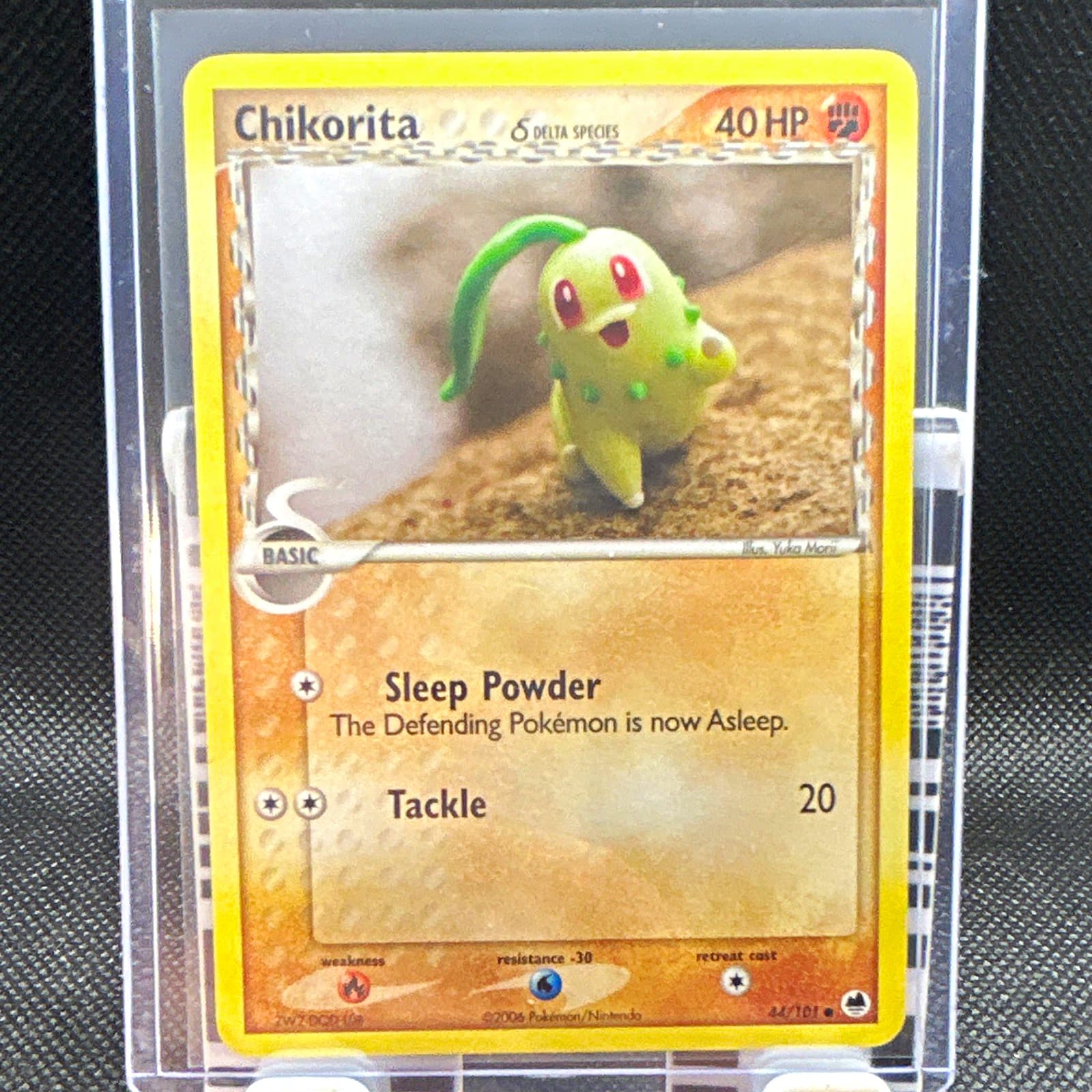 Pokemon Nintendo Chikorita (Delta Species) 44/101 Dragon Frontiers Common EN