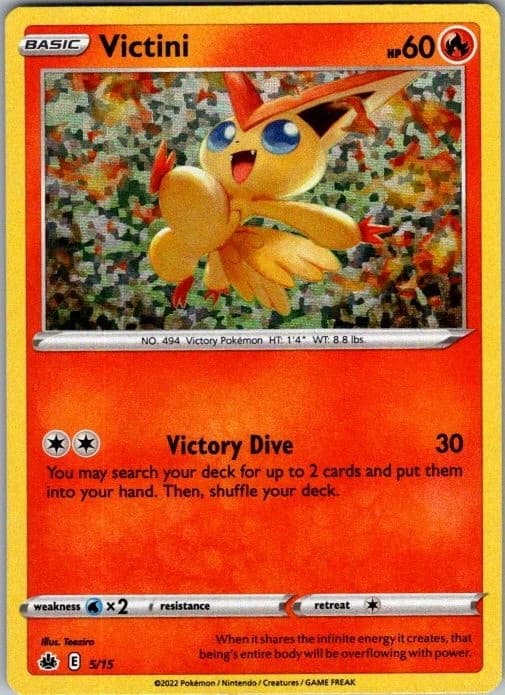 Victini 5/15 McDonald's Collection 2022 NM Pokemon TCG