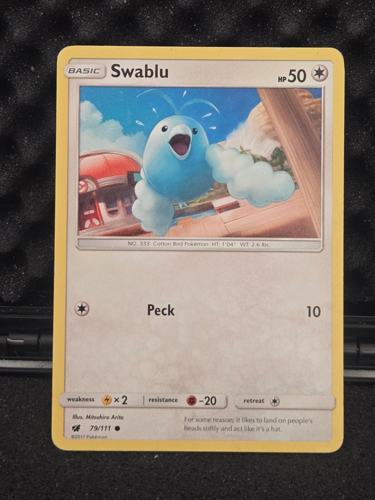 Swablu 79/111 Common Crimson Invasion Pokemon Lightly Played