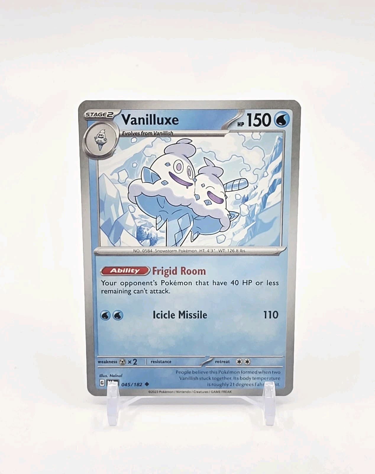 Vanilluxe Uncommon Pokémon TCG Paradox Rift 45/182