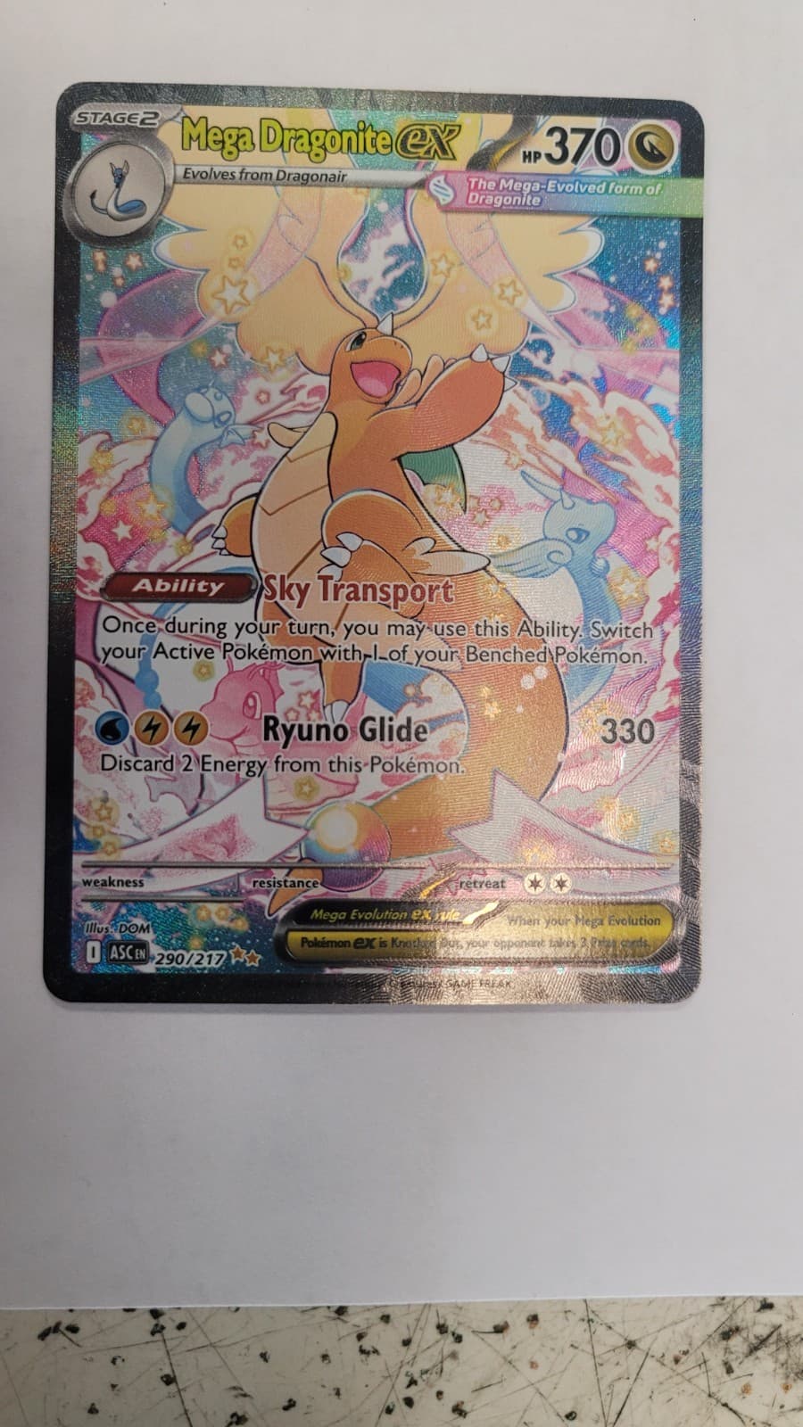 Mega Dragonite EX SIR Ascended Heroes 290/217