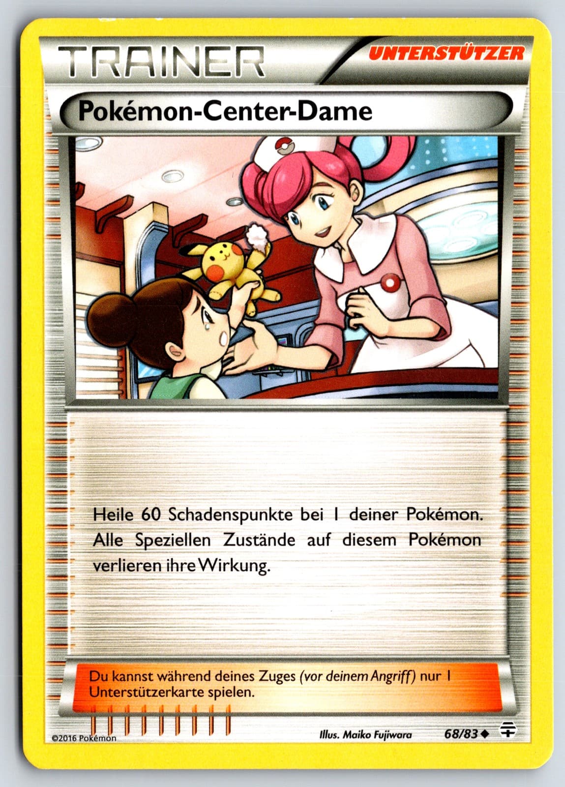 Pokémon-Center-Dame Generationen G1 68/83 Good