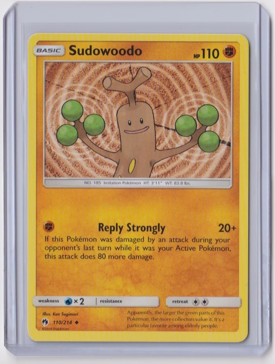 SUDOWOODO 110/214 LOST THUNDER UNCOMMON POKEMON LP