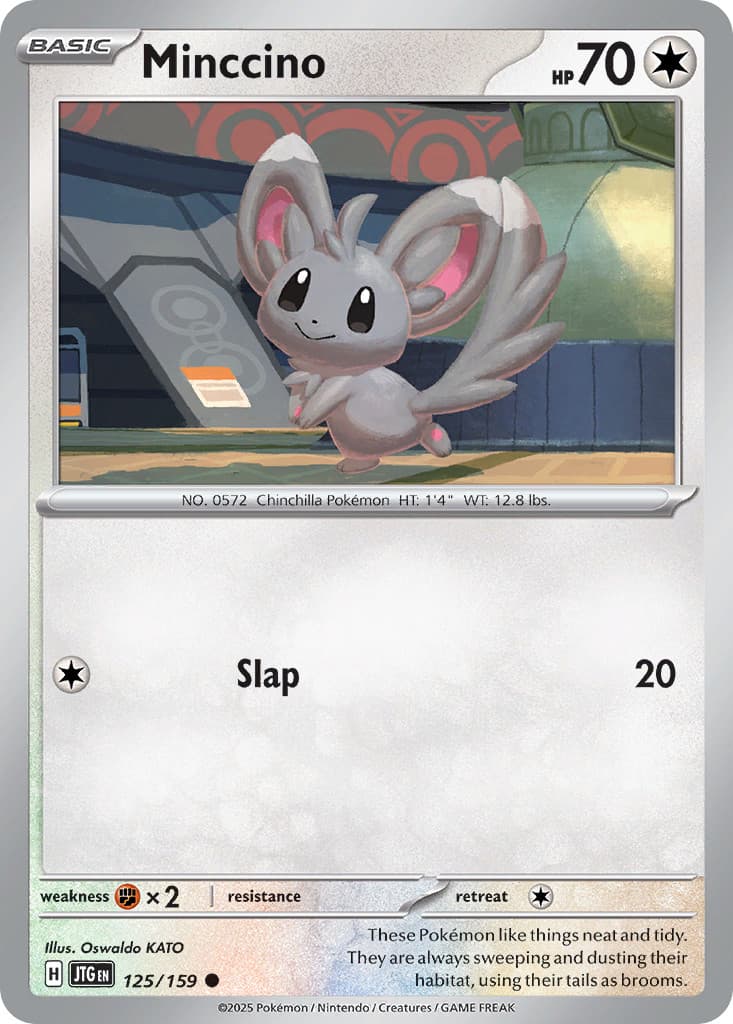 Minccino 125/159 Journey Together Common Pokemon NM/M