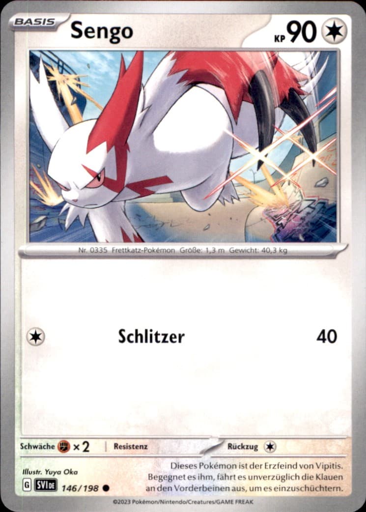 Pokemon 146/198 - Sengo - Common - SV1 Karmesin & Purpur