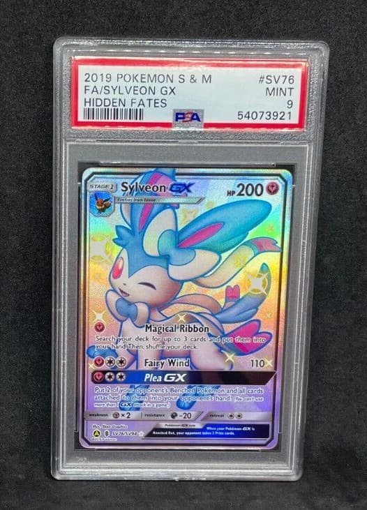 Pokemon Hidden Fates Sylveon GX SV76/SV94 Ultra Rare Holo Foil PSA 9 MINT