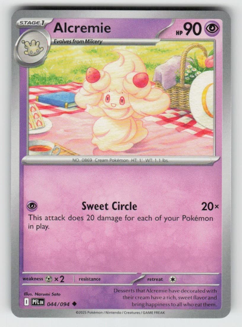Alcremie 044/094 Uncommon Phantasmal Flames Near Mint