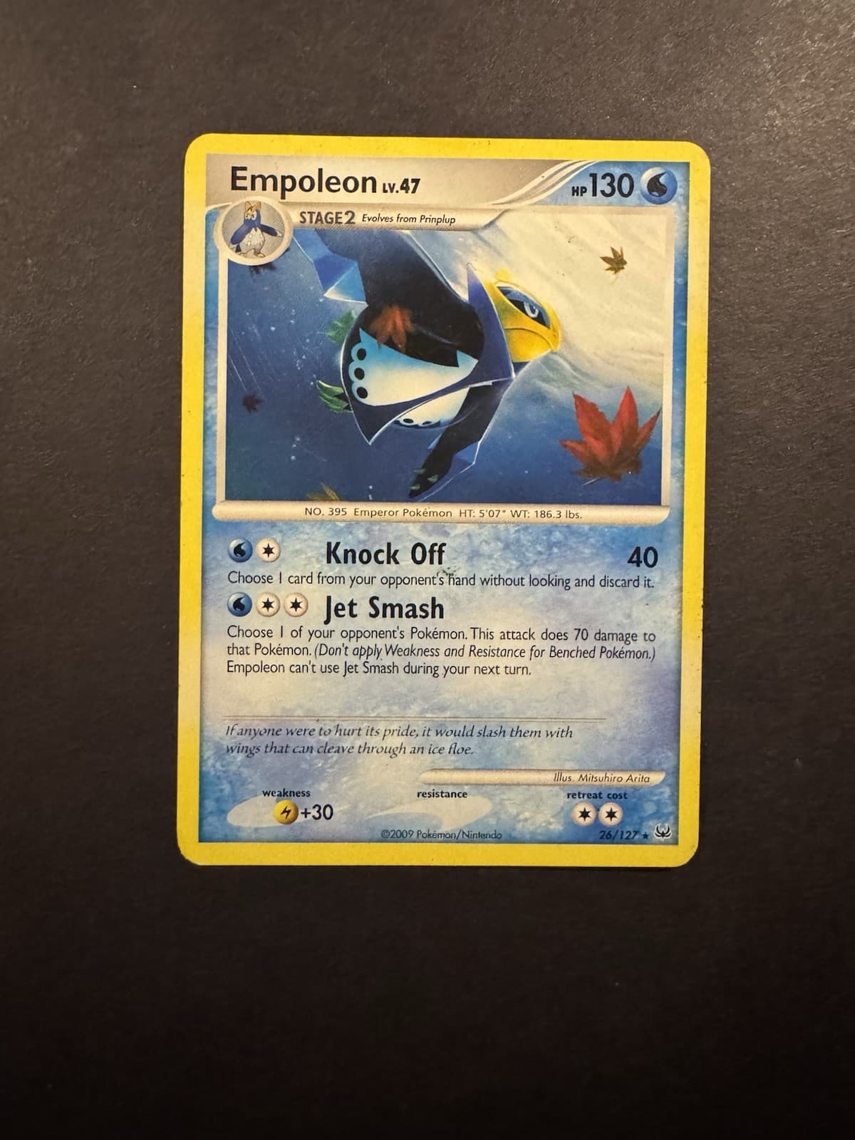 Pokemon Empoleon Card #26/127 Platinum HP