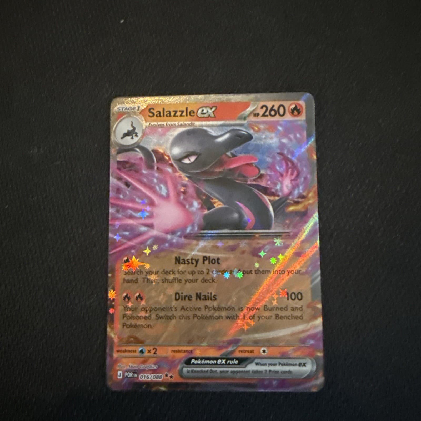 Pokemon Salazzle ex Perfect Order 16/88 Holofoil Near Mint English