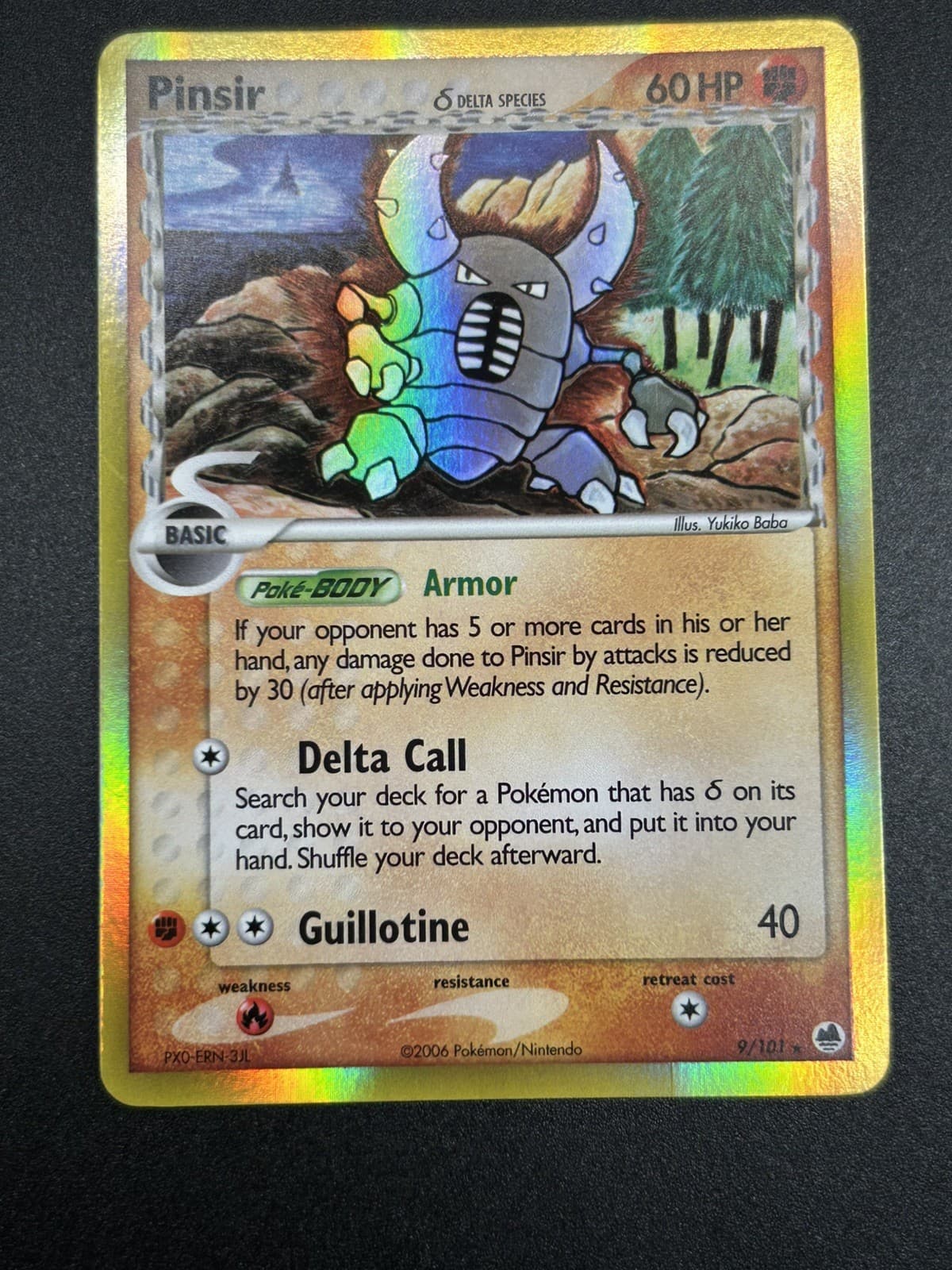 Pinsir 9/101 Dragon Frontiers Holo Rare NM