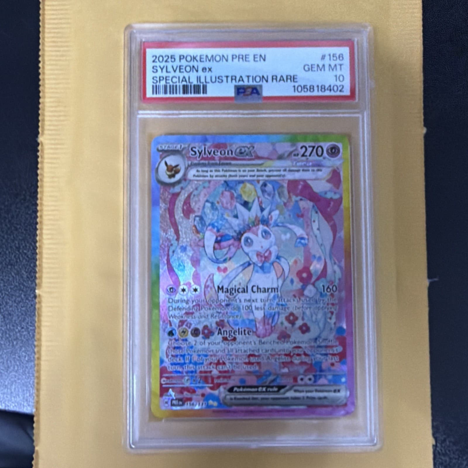 Prismatic Evolutions Sylveon EX 156/131 Special Illustration Rare PSA 10