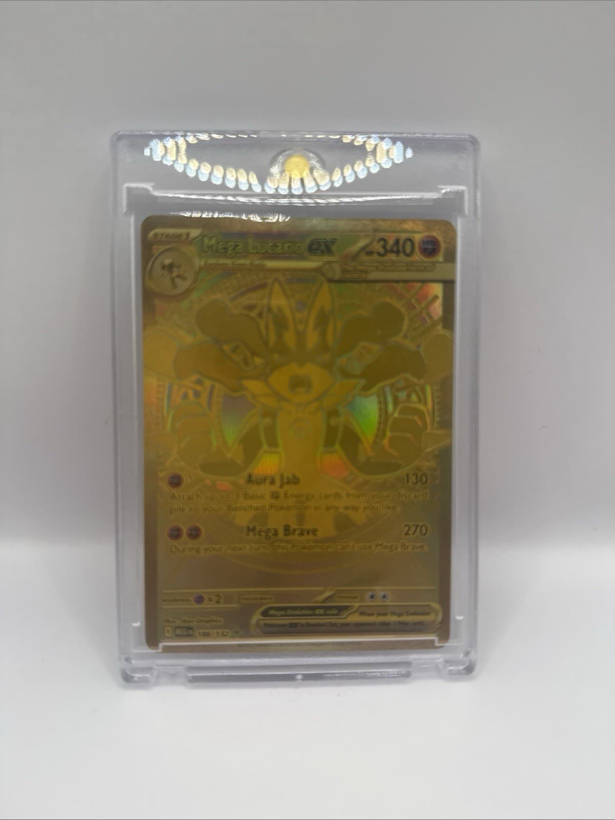 2025 POKEMON MEGA EVOLUTION MEGA LUCARIO EX #188 HOLO
