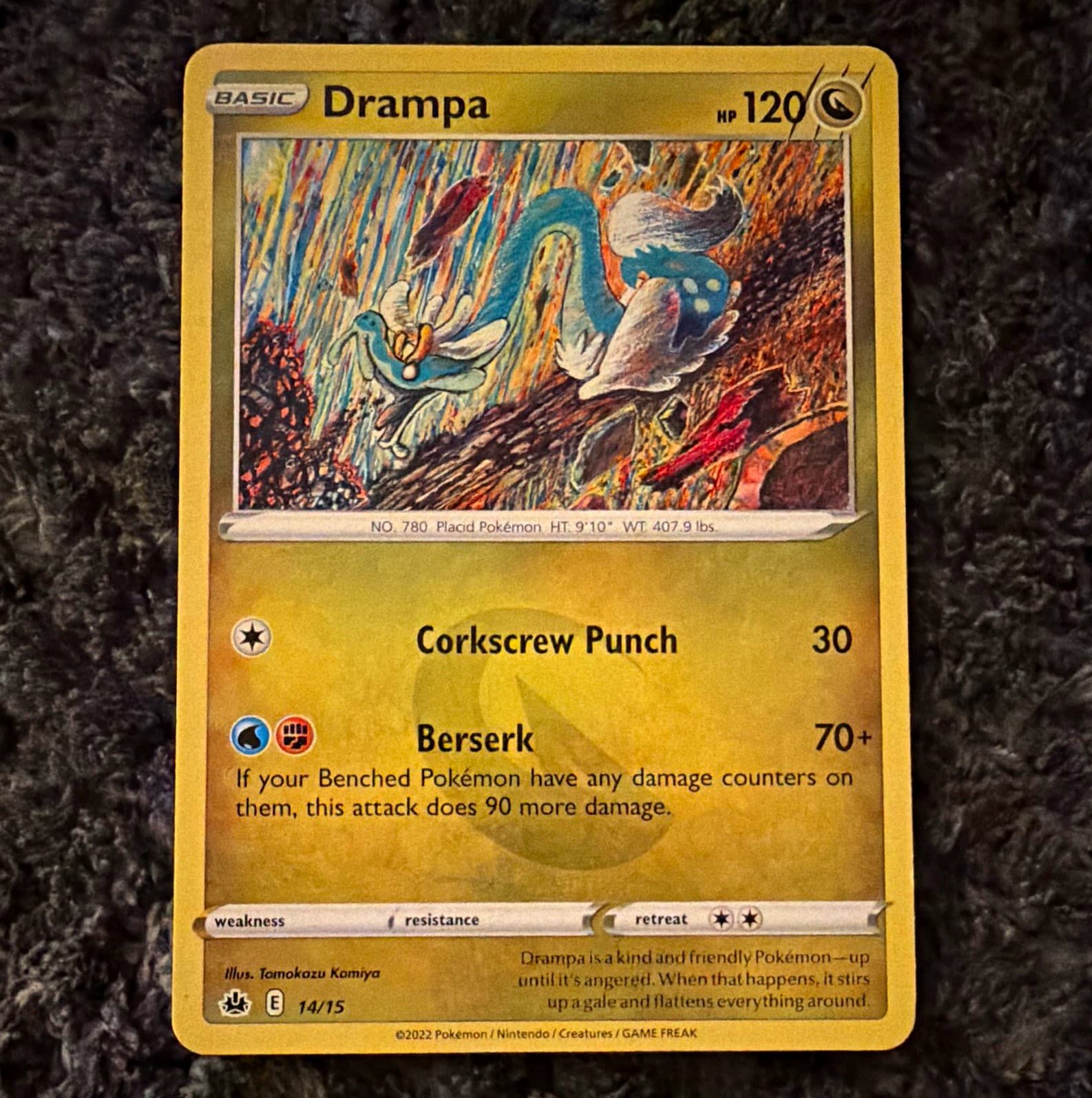 Nintendo Drampa 14/15 McDonald's Collection 2022 Holo English 120 HP