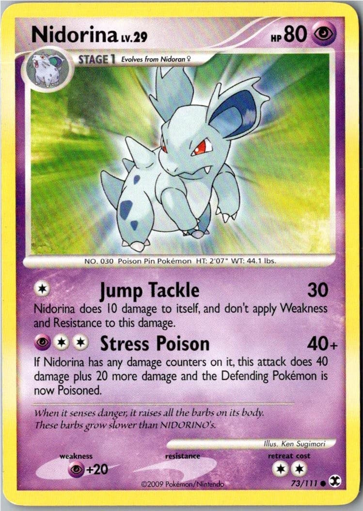 Pokemon Nidorina 73/111 Aufstieg der Rivalen Deutsch