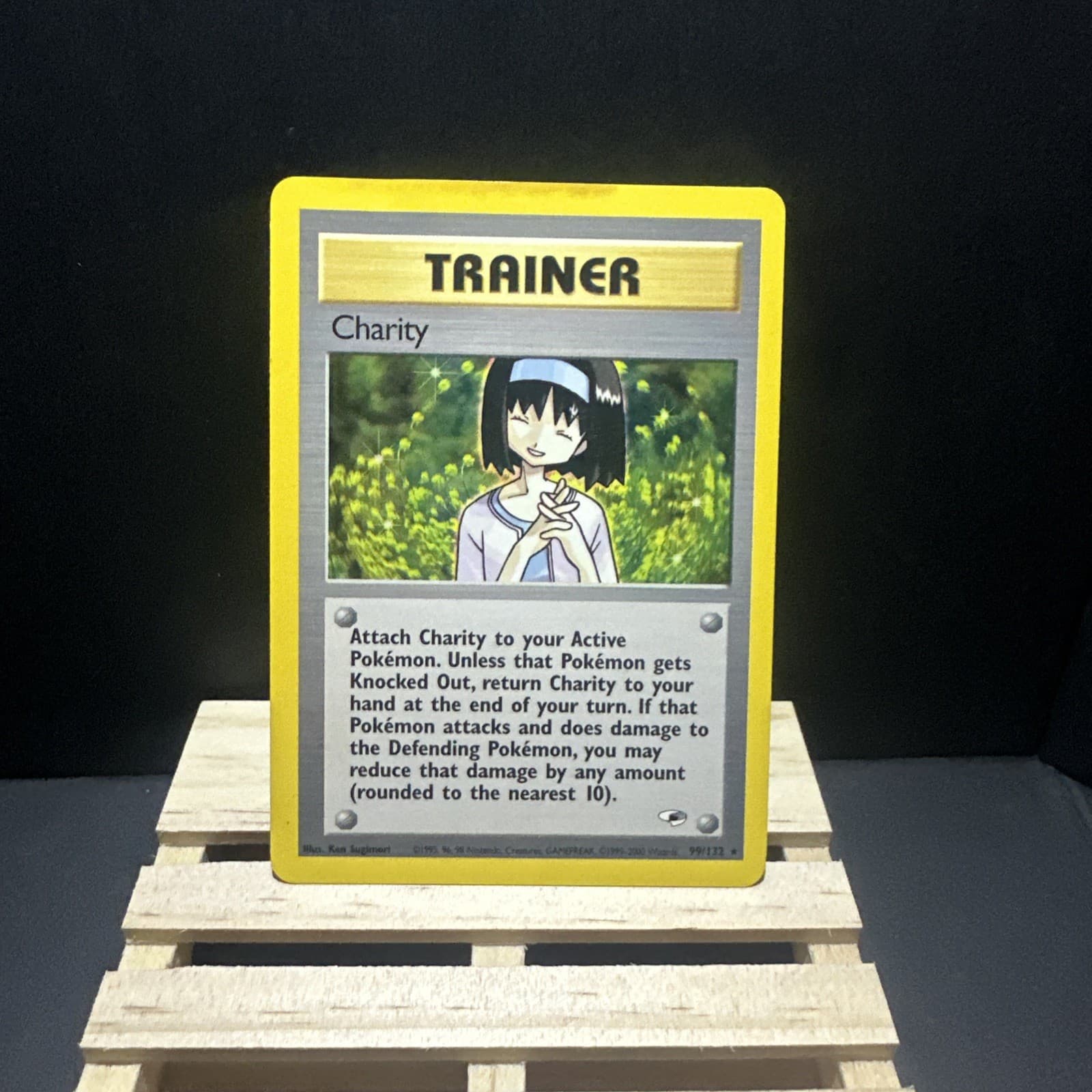 Vintage Pokemon Gym Heroes - Charity 99/132 - Rare Trainer Card Fast ship!