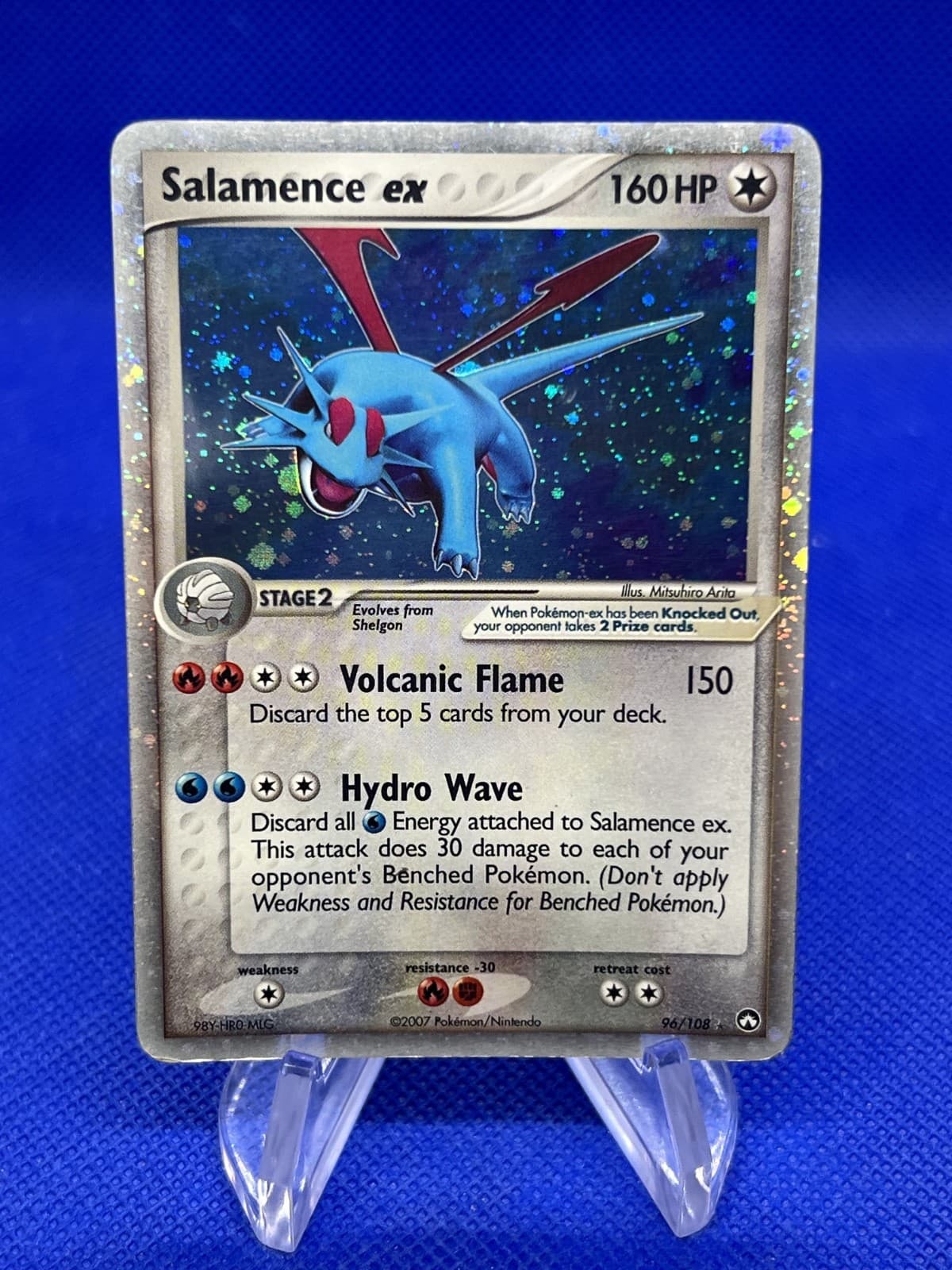 VTG 2007 Pokemon EX Power Keepers Salamence ex 96/108 Ultra Rare LP/MP