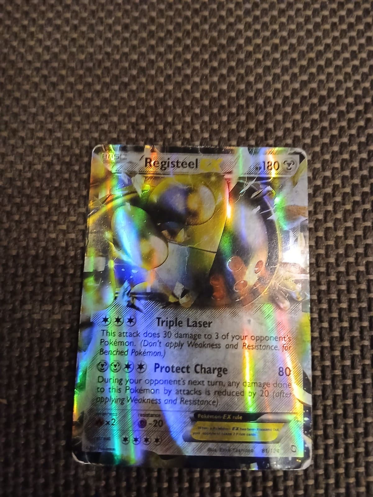 Registeel EX 81/124 Dragons Exalted Zustand near mint