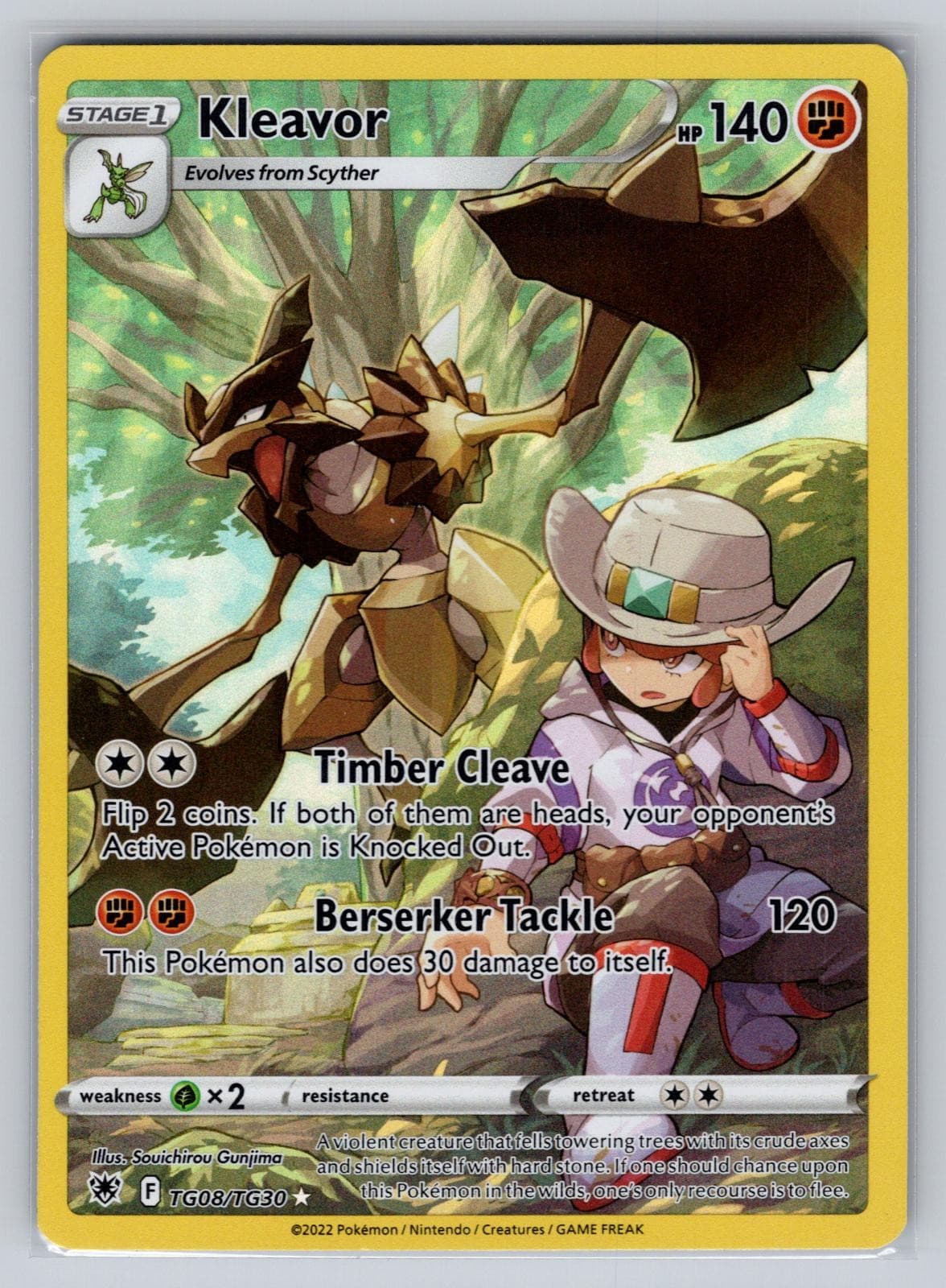Pokemon Kleavor TG08/TG30  Rare Astral Radiance Trainer Gallery NM