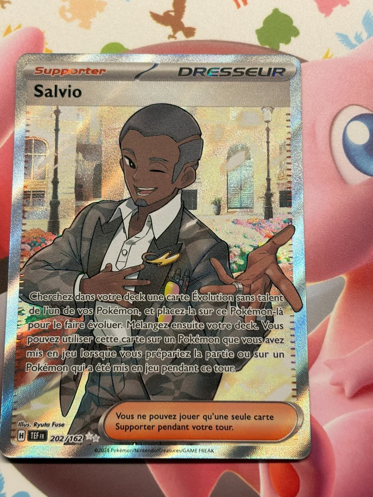Carte Pokémon Salvio 202/162 Full Art Forces Temporelles FR