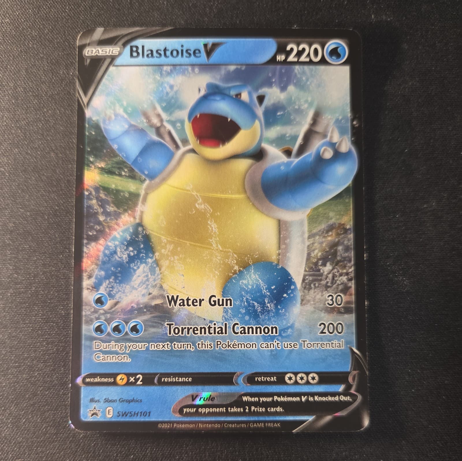 Blastoise V SWSH101 Black Star Promo Pokémon Sword & Shield Ultra Rare NM/M Card