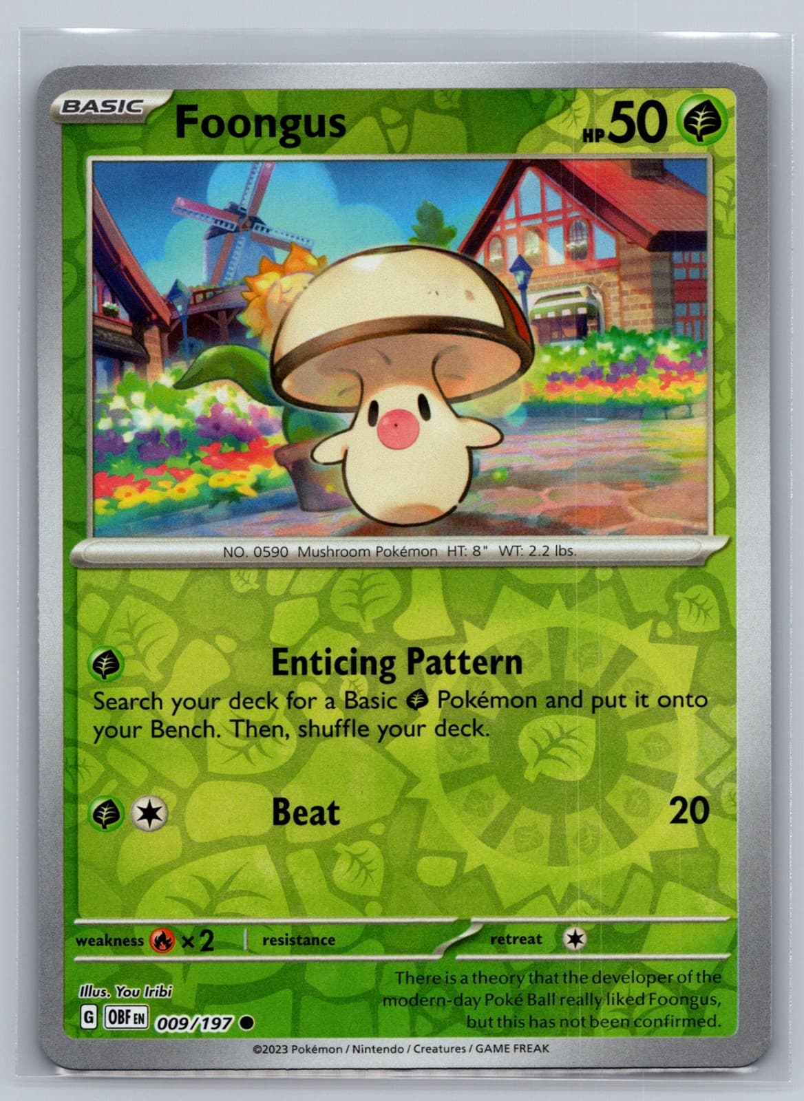 Foongus 009/197 - SV03: Obsidian Flames - Pokémon TCG - NM