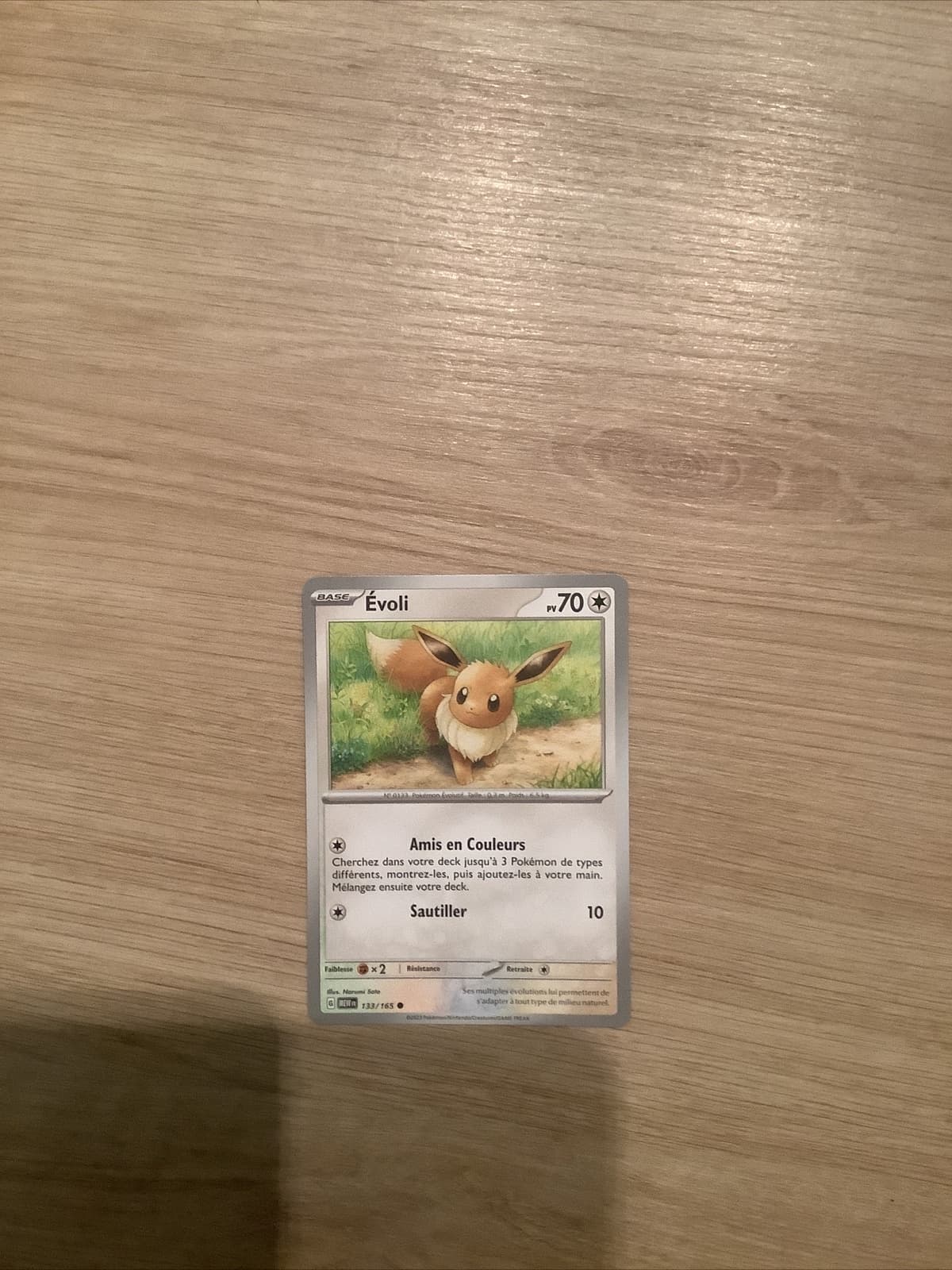 Evoli 133/165 Pokémon 151 EV3.5