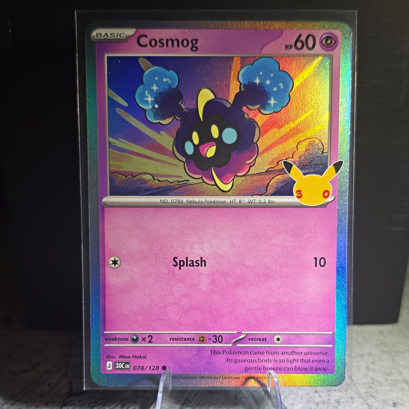 The Pokémon Company Cosmog 78/128 30th Celebration