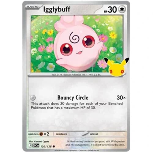 Igglybuff 120/128 30th Celebration Holo