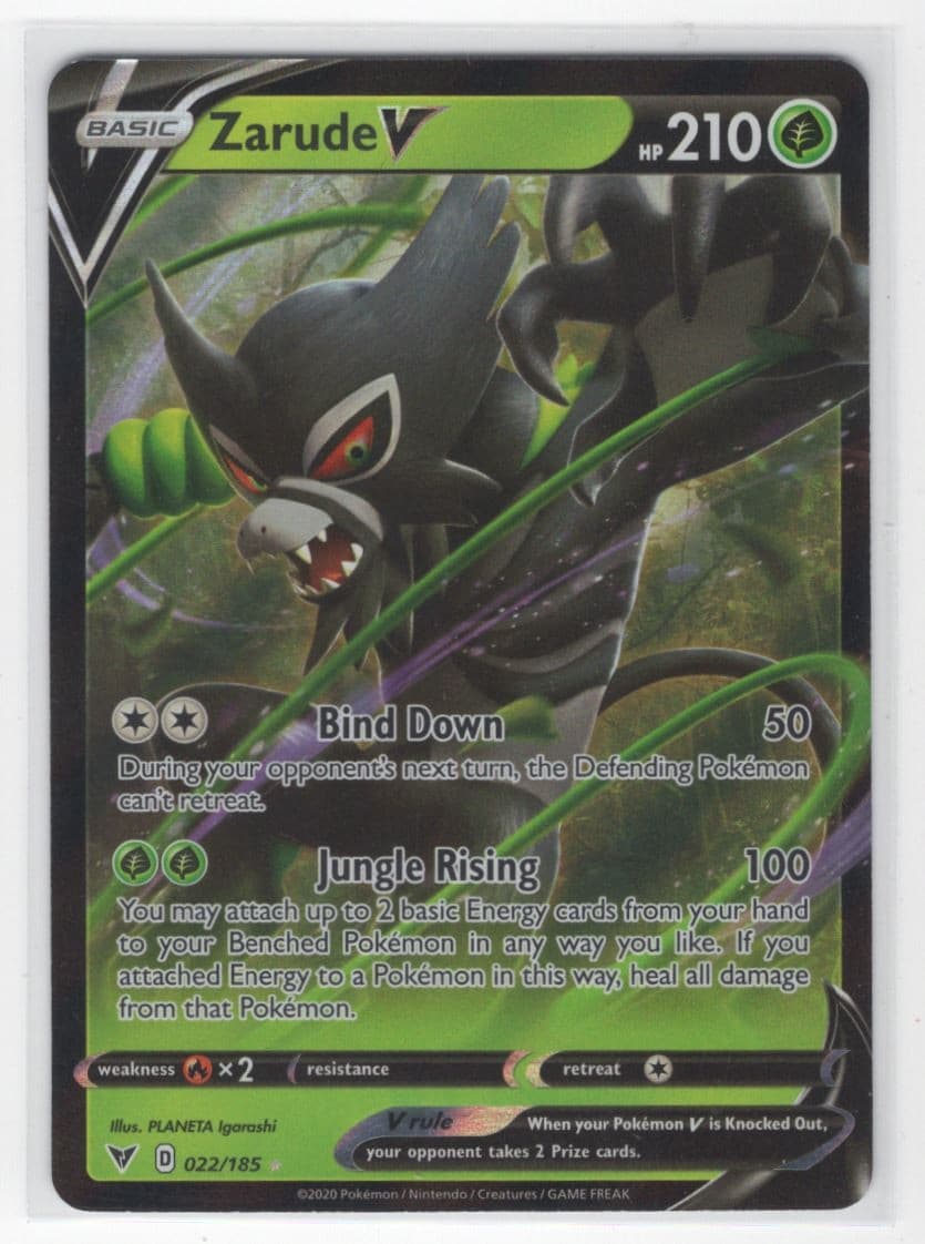 #22 Zarude V 2020 Vivid Voltage / Rare Holo