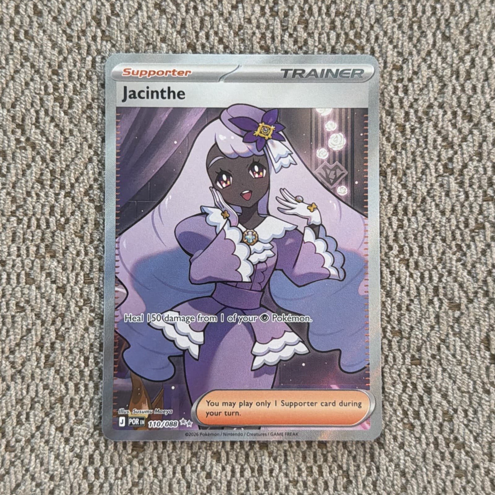 Pokémon TCG Mega Evolution Perfect Order Jacinthe 110/088 Trainer Full Art🔥🔥🔥