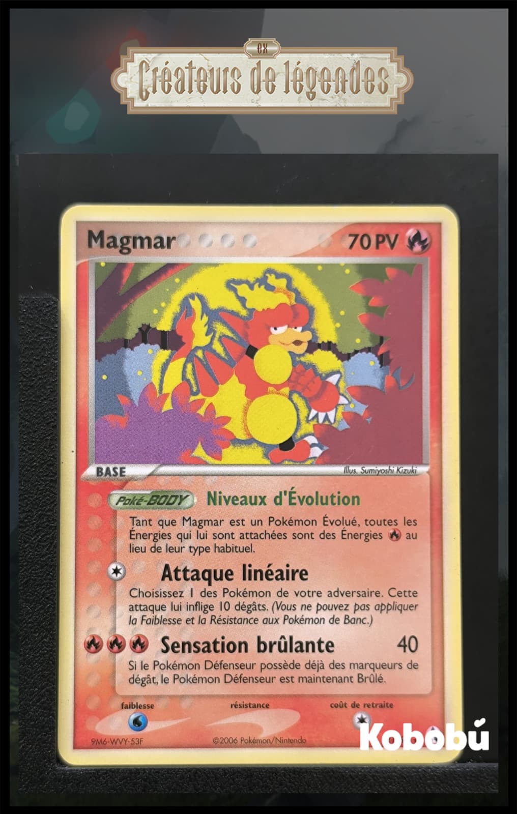 Carte Pokémon Magmar 21/92 Ex Créateurs De Légendes Bloc EX FR