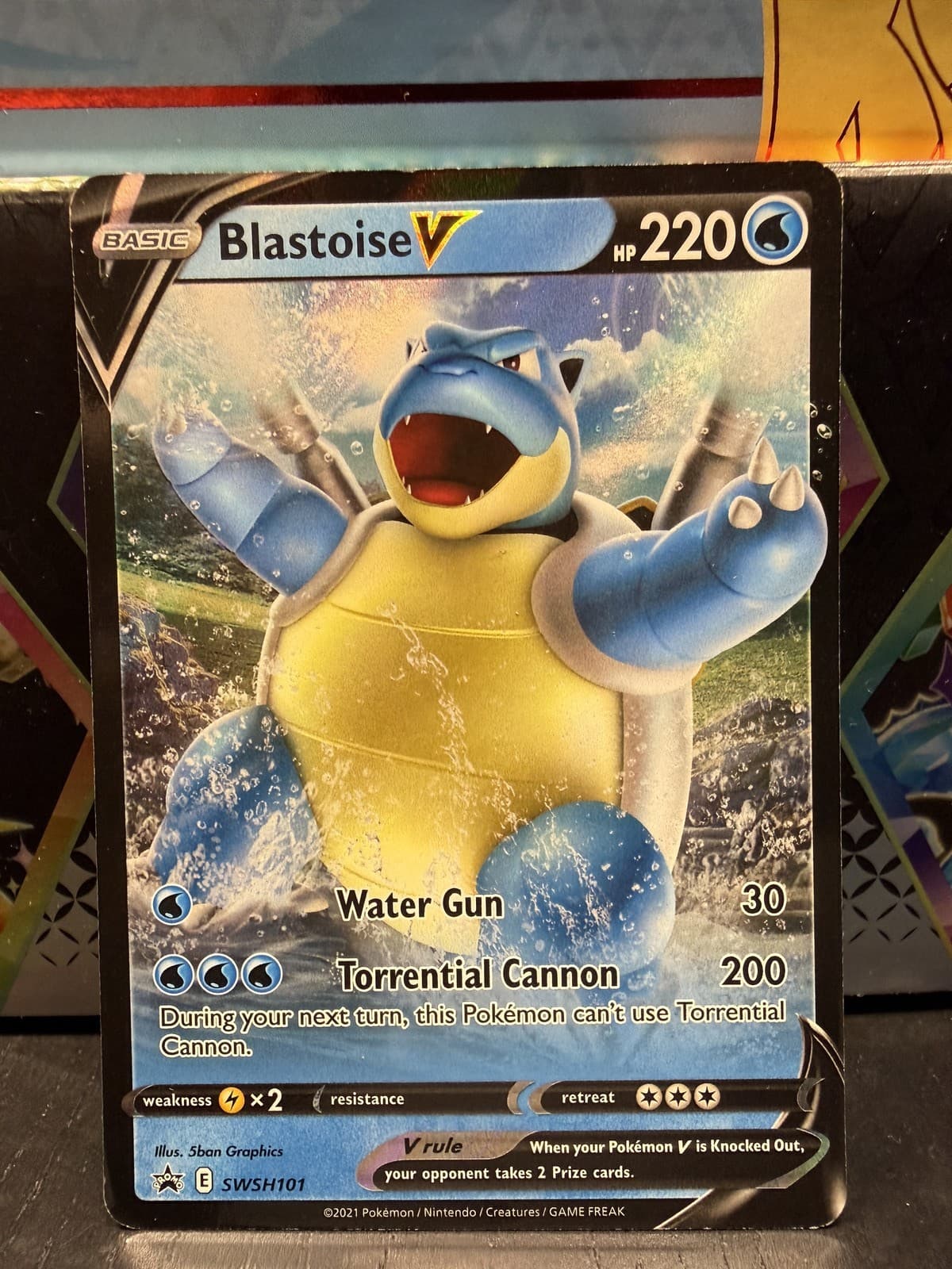 Blastoise V SWSH101 - SWSH: Sword & Shield Promo Cards Pokemon