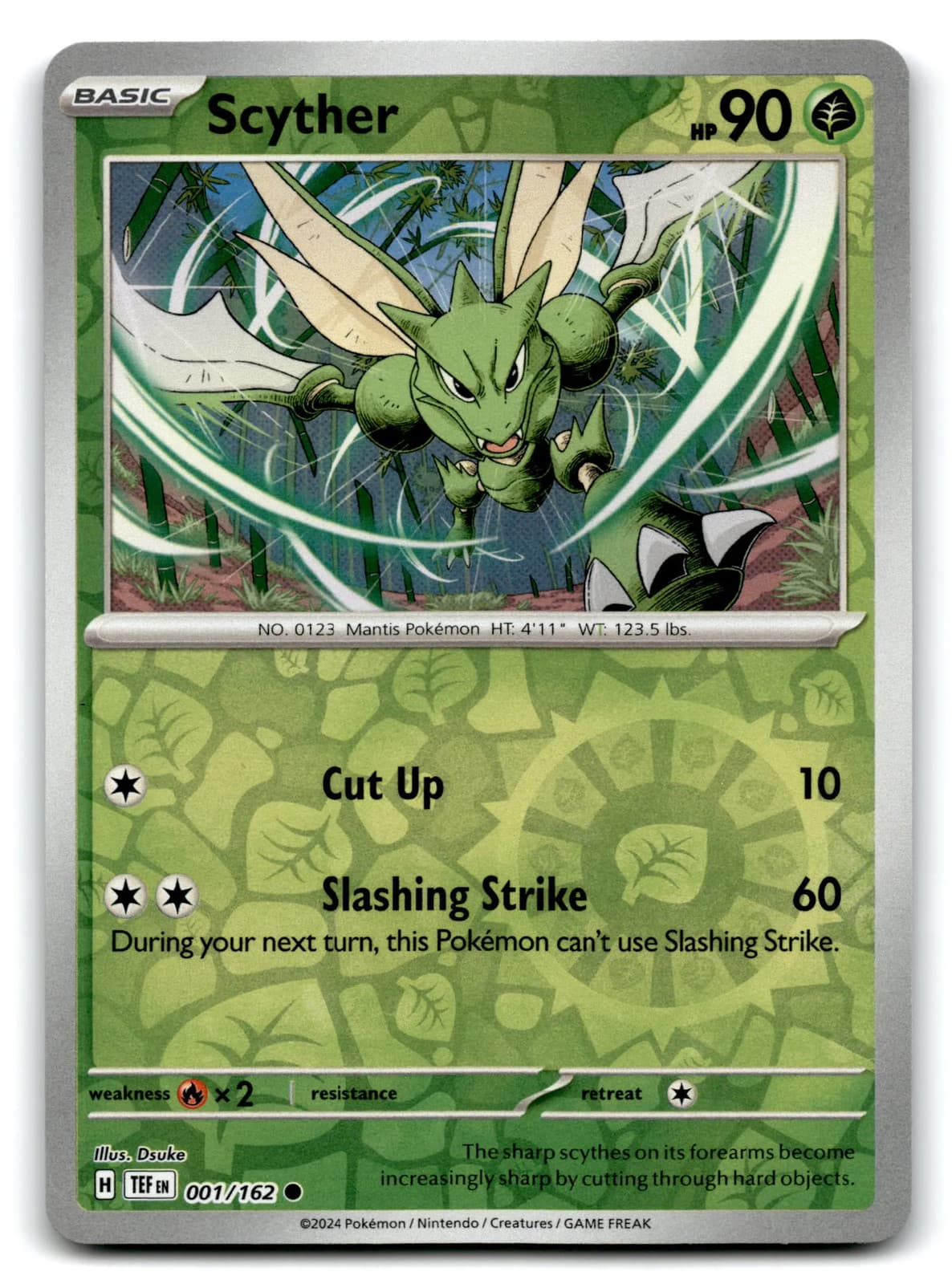 2024 Pokemon Scyther #1/162