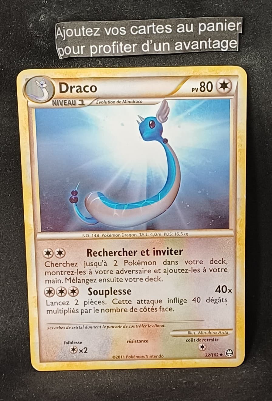 Draco - HS03:Triomphe - 32/102 - Carte Pokemon Française