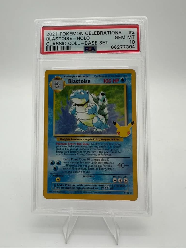 2021 Pokemon Celebrations Classic Collection Blastoise PSA 10 #2