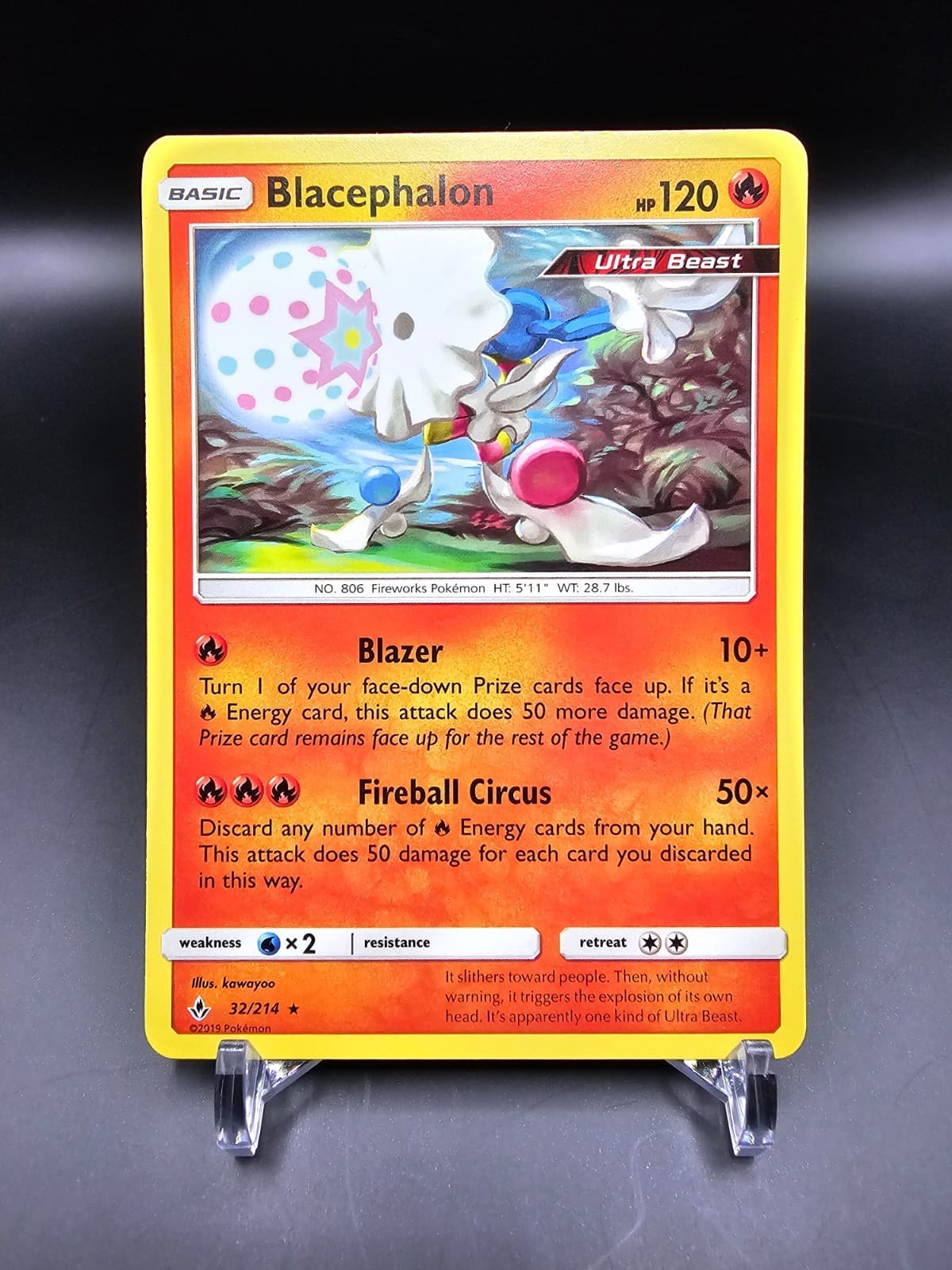 EX - Blacephalon - 32/214 - Unbroken Bonds - Pokemon Card