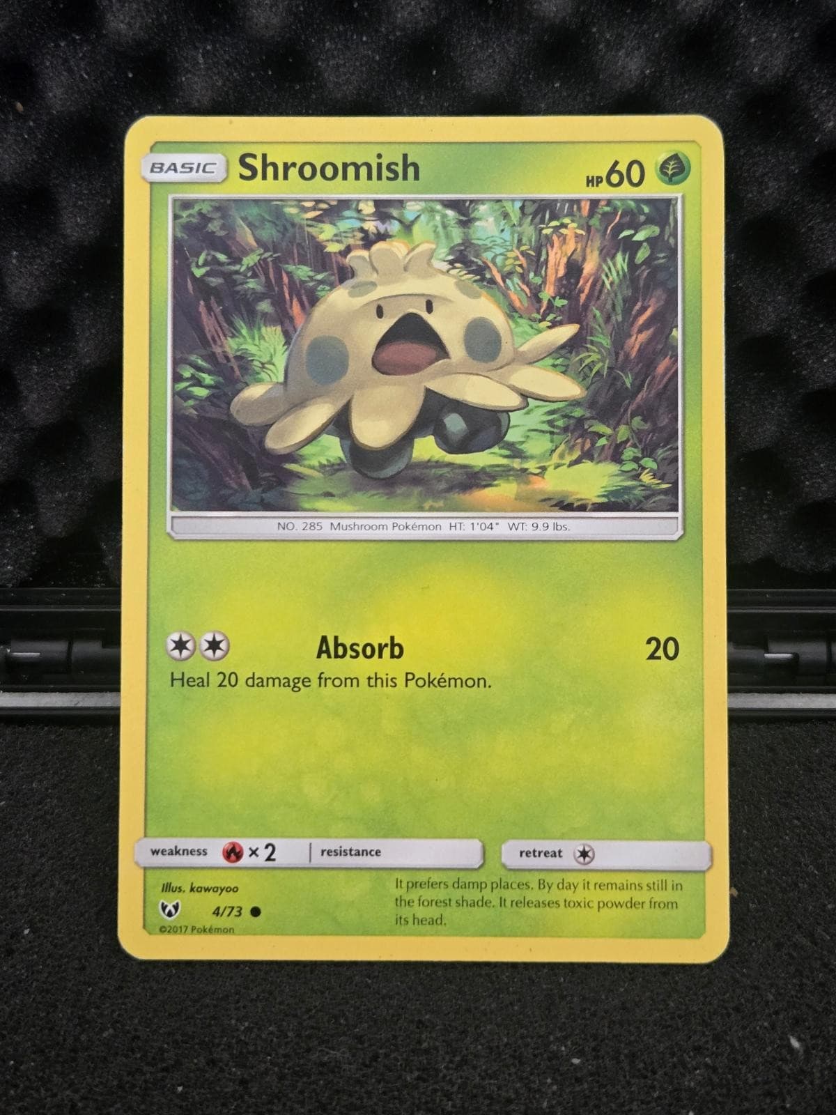 Shroomish 4/73 Common Shining Legends Pokemon Lightly Played