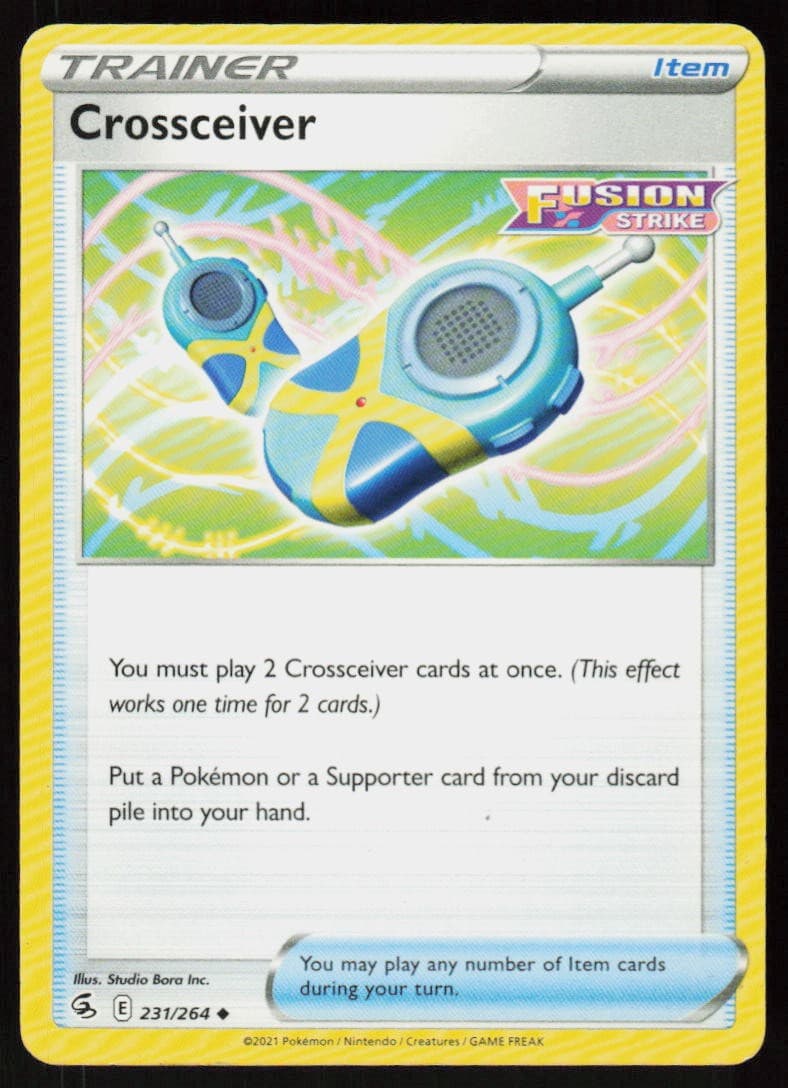 Crossceiver 231/264 Uncommon Fusion Strike Pokemon Lightly Played