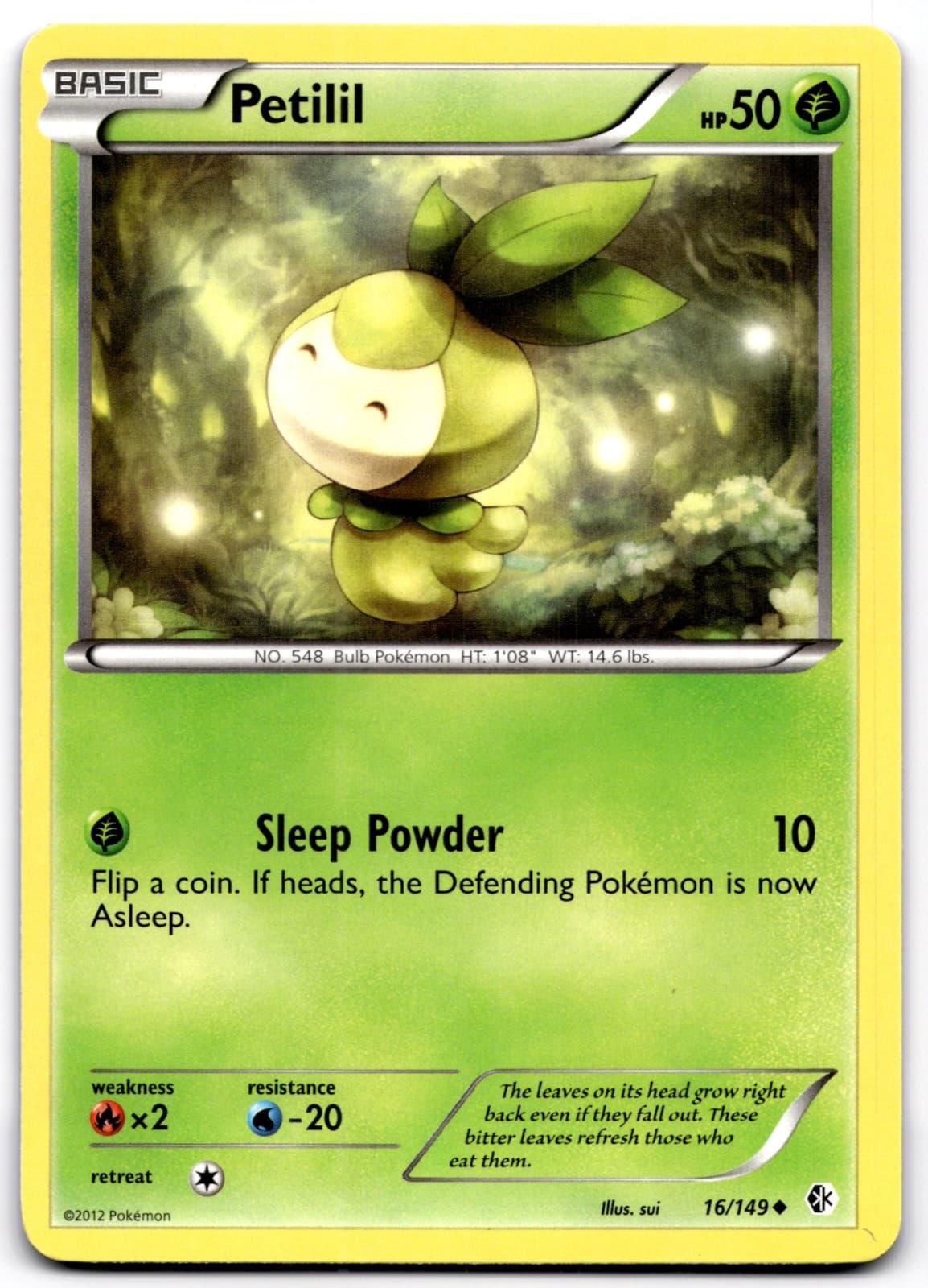 Petilil 16/149 - Pokemon Boundaries Crossed - NM
