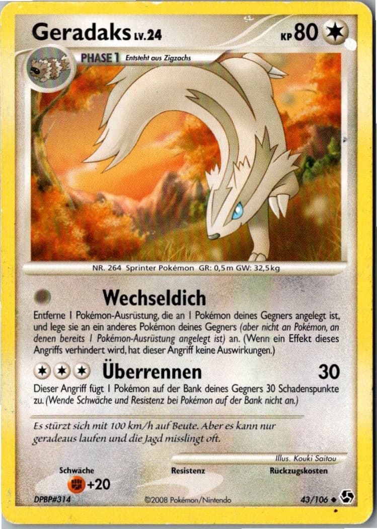 Pokemon Geradaks 43/106 Epische Begegnungen Deutsch