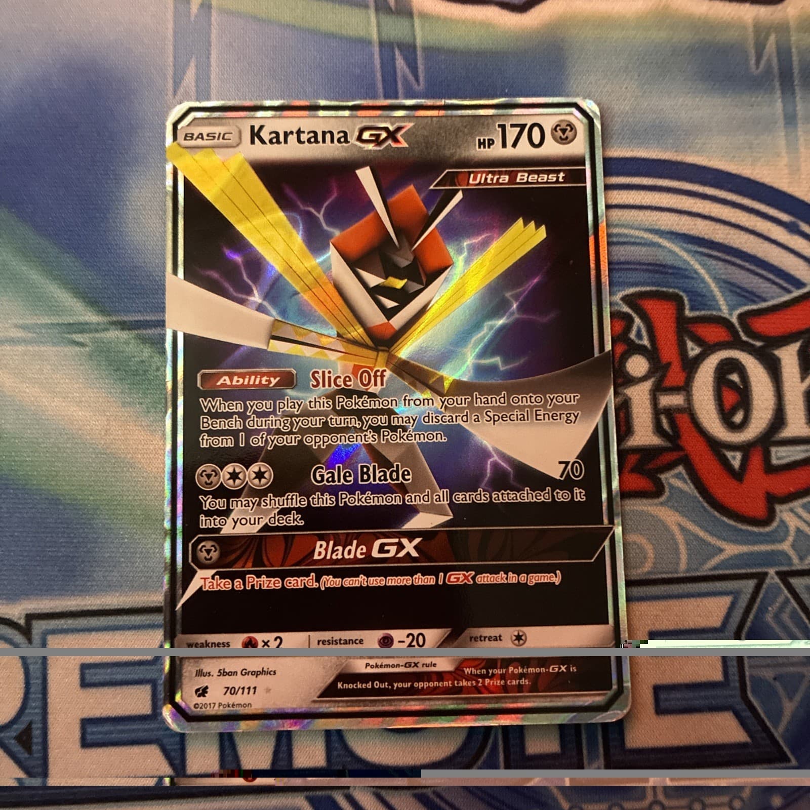 Kartana GX 70/111 Sm-Crimson Invasion Holo