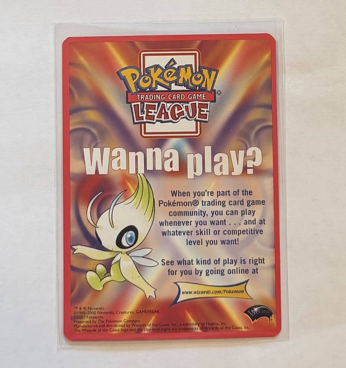 2001 POKEMON CENTER WOTC PROMO BLACK STAR #41 LUCKY STADIUM-N.Y.  INSERT ONLY