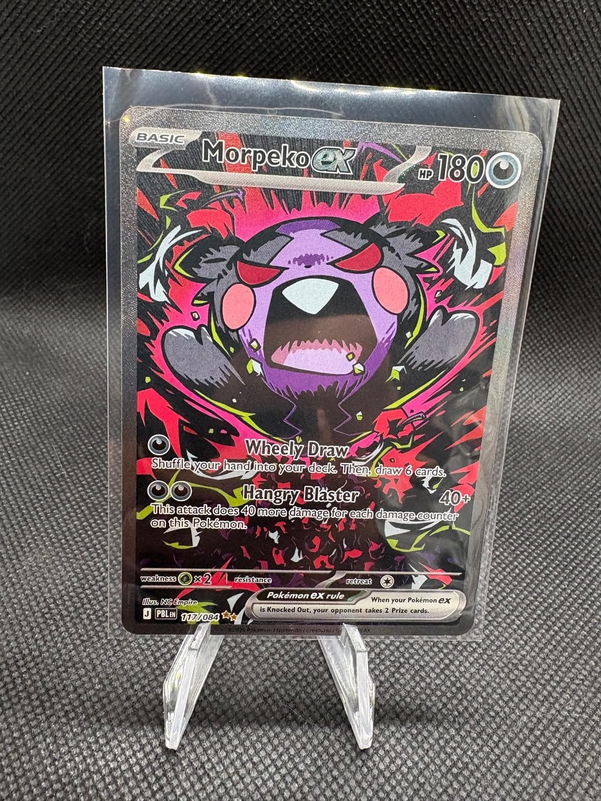 ME05: Pitch Black #117/084 Morpeko ex