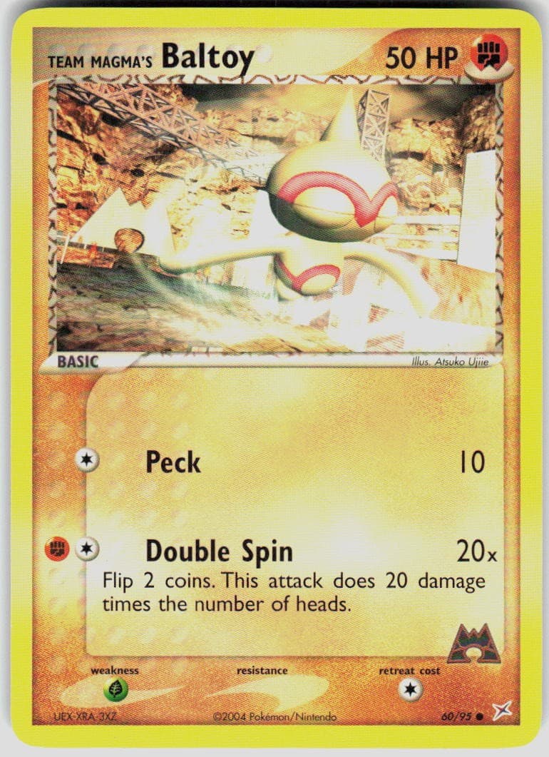 Team Magma's Baltoy 60/95 EX Team Magma vs Team Aqua Pokemon