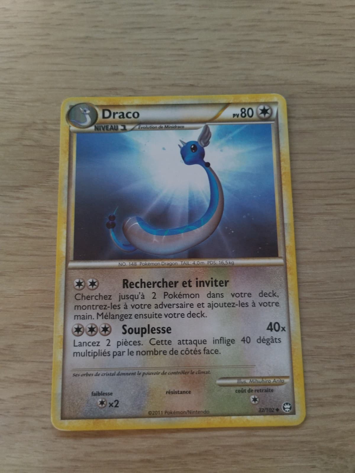 Draco 32/102 Triomphe H&S Triomphe carte Pokemon FR