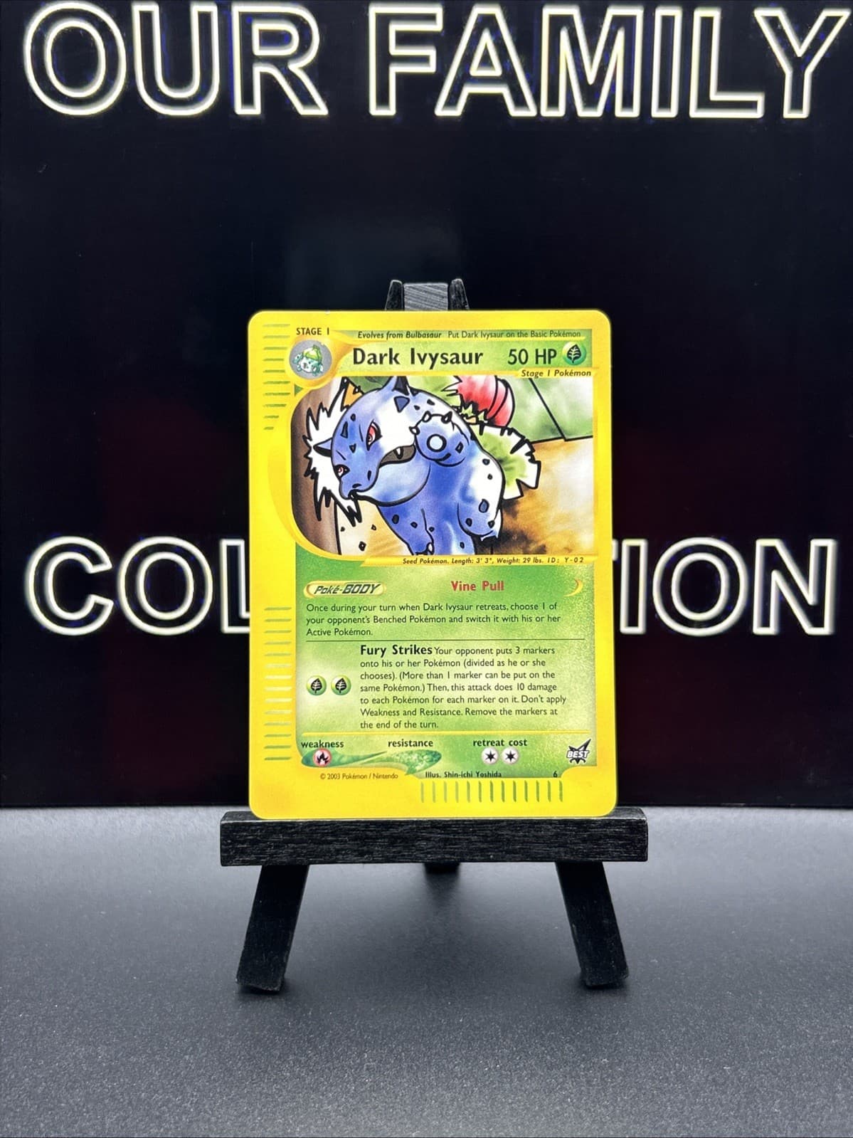 Dark Ivysaur - 6 - Best of Game Promo - Pokemon Card - Regular - 2003
