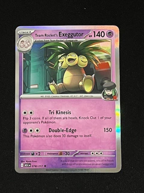 Team Rocket's Exeggutor #78 Pokemon Ascended Heroes
