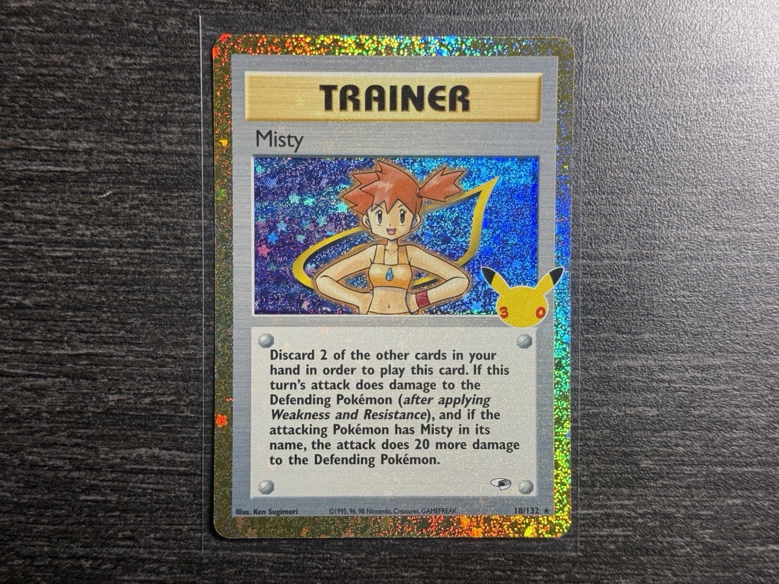 Misty 18/132 Holo ME: 30th Celebration Classic Collection Pokemon NM