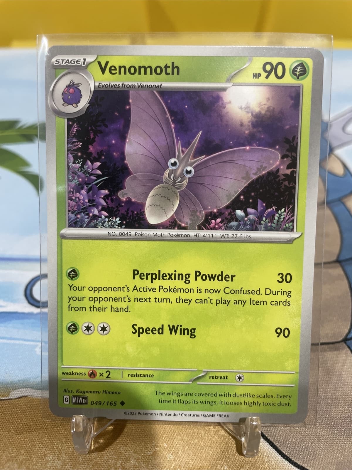 49/165 Venomoth  Pokémon TGC Scarlet & Violet - 151