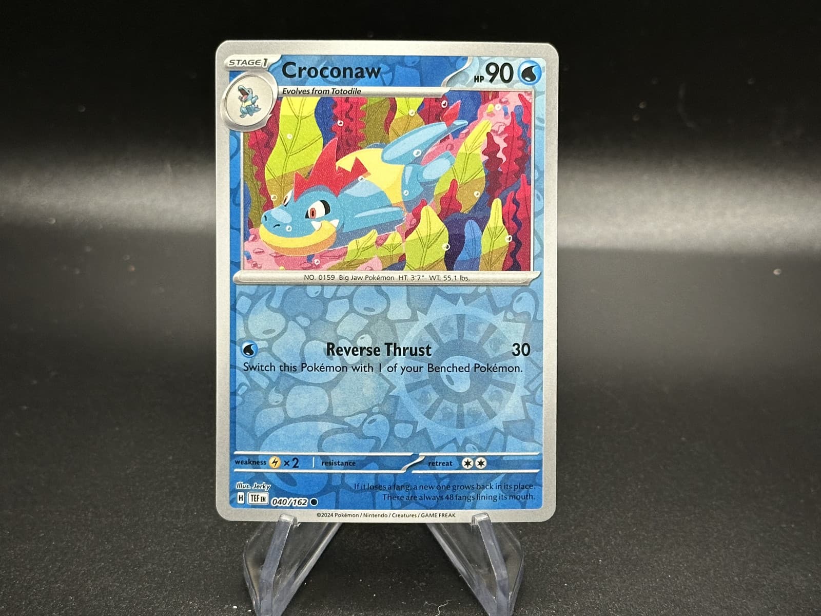 Croconaw - 40/162 Temporal Forces - Pokémon TCG